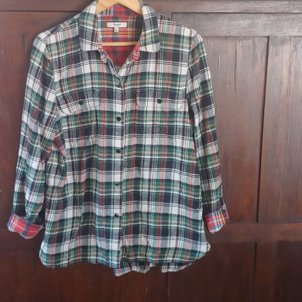 Madewell Button Down Plaid